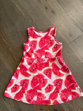 Girls 1989 Place Watermelon Dress. Size:4T. Gently Used.